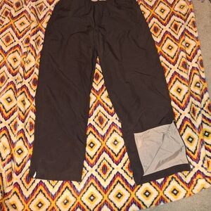 Nike Black Athletic Pants with Straight Leg Design